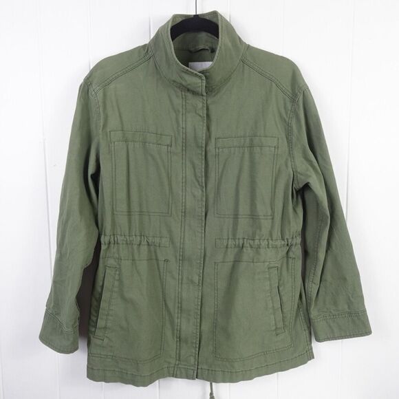 Old Navy Womens Army Green Utility Jacket Medium - Picture 1 of 13